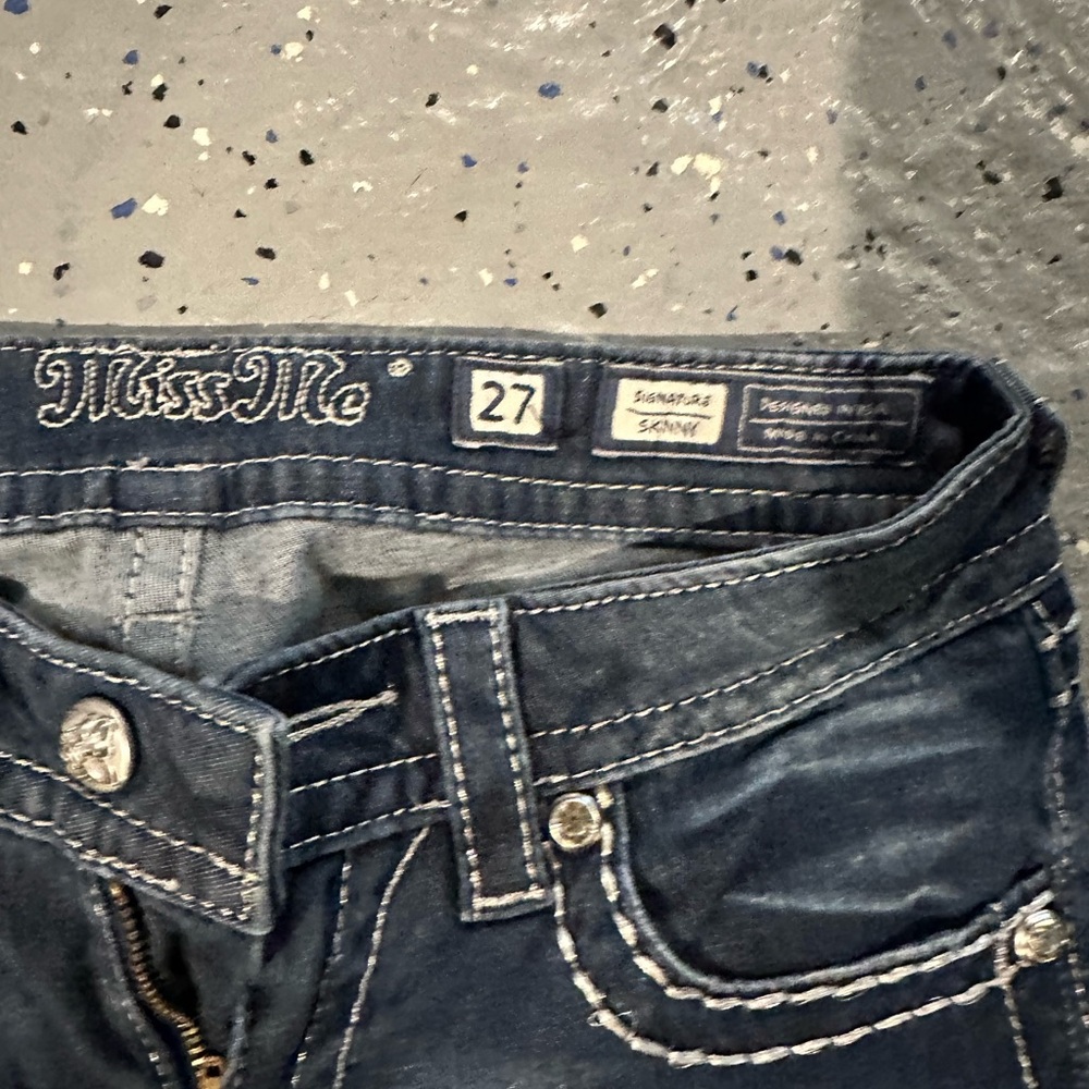 Miss Me Women's Dark Blue Skinny Jeans